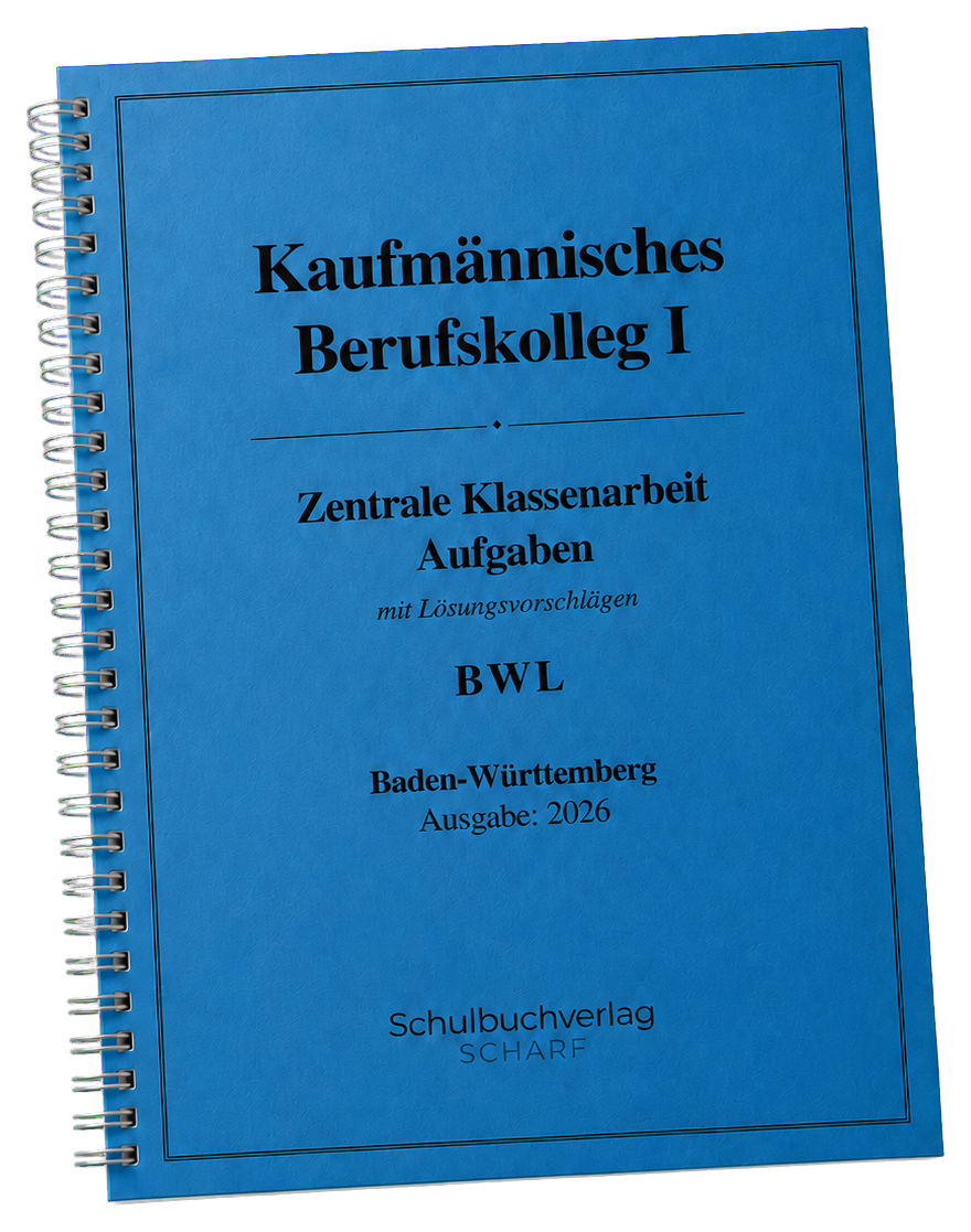 Cover: Berufskolleg I – Zentrale Klassenarbeiten BWL